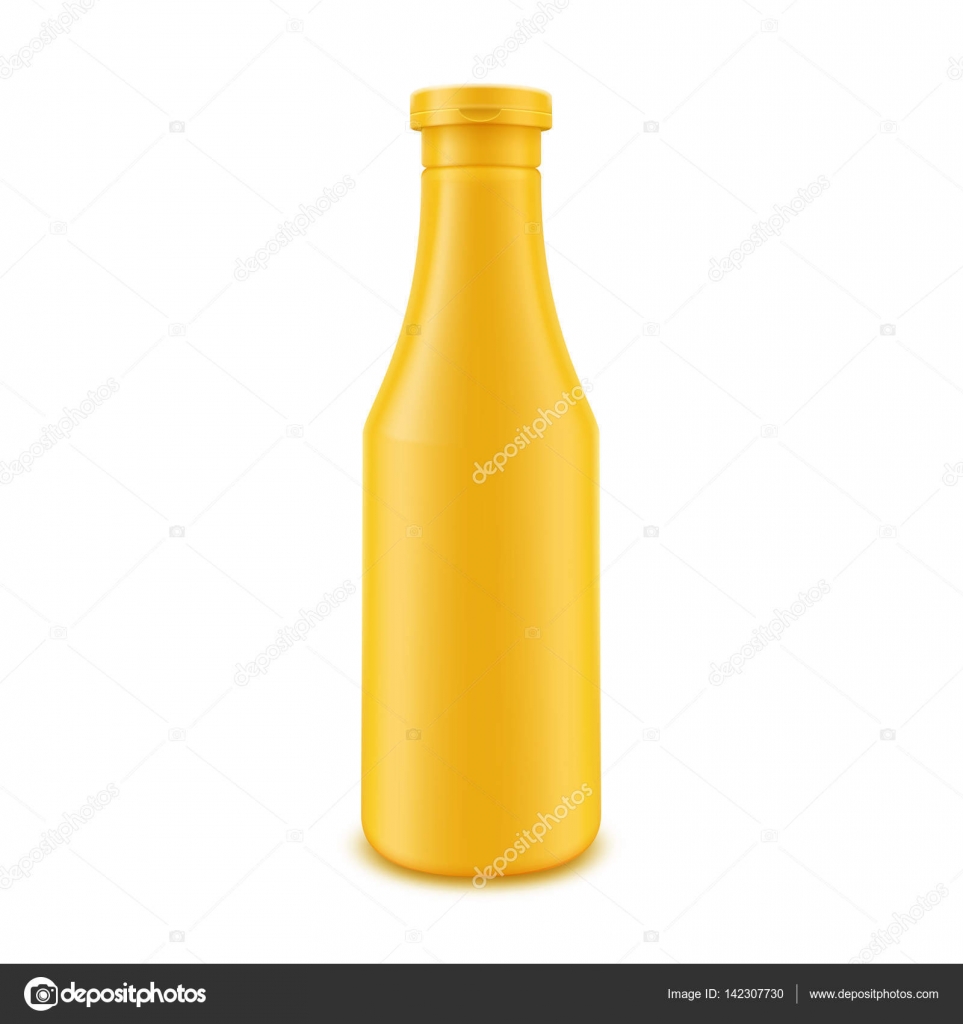 Download Yellow Bottle For Branding Without Label Isolated On White Background Stock Vector C Zonda 142307730 Yellowimages Mockups