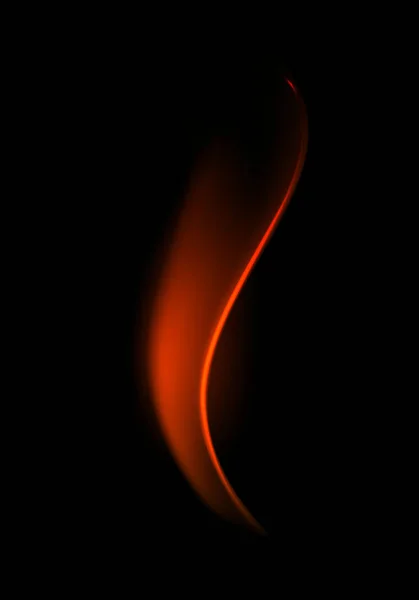 Vektor rote Feuerflamme auf Hintergrund — Stockvektor