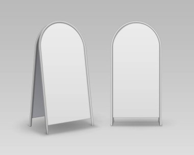 Metal Street el sandviç standları kümesi