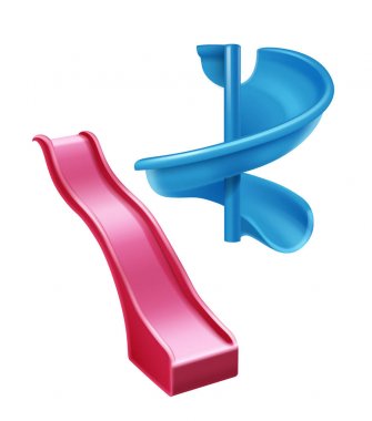 Renkli plastik slaytlar