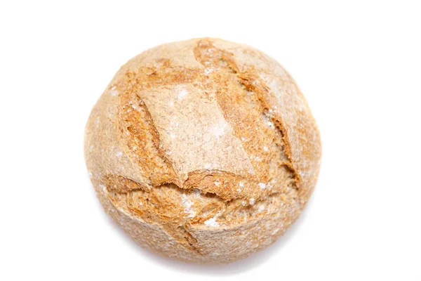 白を基調とした自家製パン 朝食だ 健康的な自家製ディナー 最上階だ 白木の質感の背景 — ストック写真