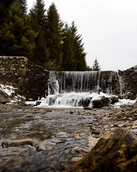 Beautiful little waterfall in Spas village