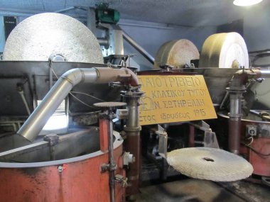 Sotirelis Olive Museum - Panagia Köyü, Thassos, Yunanistan - Eylül 2014