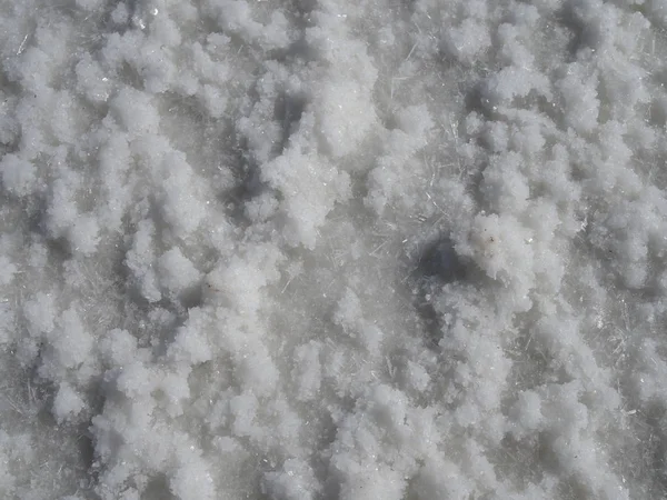 Superficie blanca del lago cubierta de sal al amanecer —  Fotos de Stock