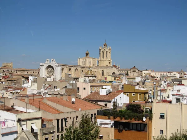 Vista Catedral Tarragona Catedral Santa Tecla Tarragona —  Fotos de Stock