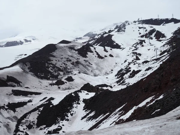 Schöne Sicht Auf Die Berge Elbrus Gebiet Blick Auf Den — Stockfoto