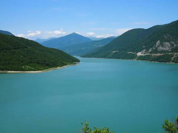 Гірське Озеро Грузії Заповідник Жінкальського — стокове фото