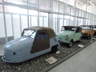 Soçi otodrom müzesinde, SSCB Arabaları