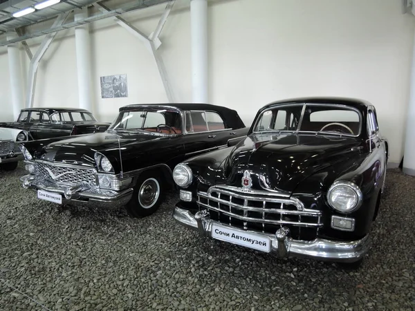 Museum Sochi Autodrom Ussr Cars — Stock Photo, Image