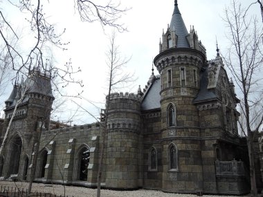 Samara bölgesindeki güzel Gotik şato.