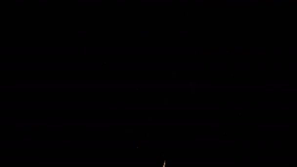 ภาพถ ายดอกไม ไฟจร โอบนพ นหล องฟ — วีดีโอสต็อก