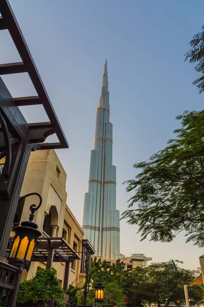 Дубай Оаэ Января 2020 Башня Бурдж Халифа — стоковое фото