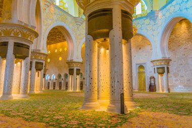 Abu Dabi, Birleşik Arap Emirlikleri, 23 Ocak 2020 Şeyh Zayed Büyük Camii