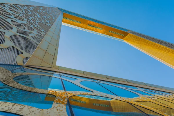 Дубай Оаэ Января 2020 Года Dubai Frame — стоковое фото