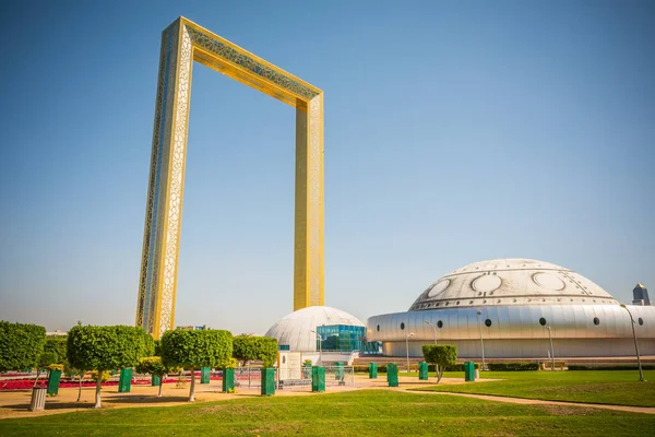 Дубай Оаэ Января 2020 Года Dubai Frame — стоковое фото