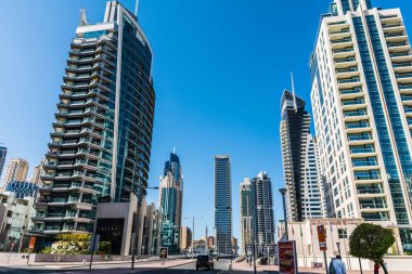 Dubai, Birleşik Arap Emirlikleri, 25 Ocak 2020: Dubai Marina