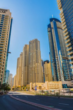 Dubai, Birleşik Arap Emirlikleri, 25 Ocak 2020: Dubai Marina