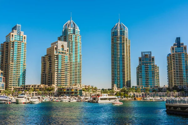 Дубай Оаэ Января 2020 Года Dubai Marina — стоковое фото