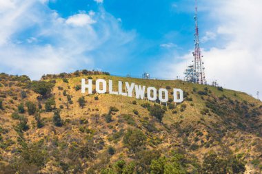 Hollywood, Los Angeles, Kaliforniya, ABD - 22 Temmuz 2019: 00 Griffith Park 'tan