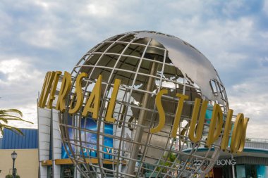 Los Angeles, Kaliforniya, ABD - 23 Temmuz 2019: Hollywood 'daki dünyaca ünlü park Universal Studios