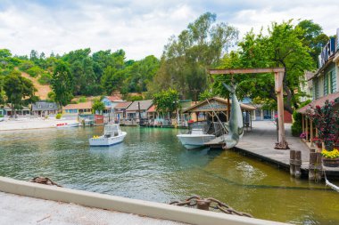 Los Angeles, Kaliforniya, ABD - 23 Temmuz 2019: Hollywood 'daki dünyaca ünlü park Universal Studios