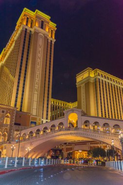 Las Vegas, Nevada, ABD - 25 Temmuz 2019 Las Vegas Strip