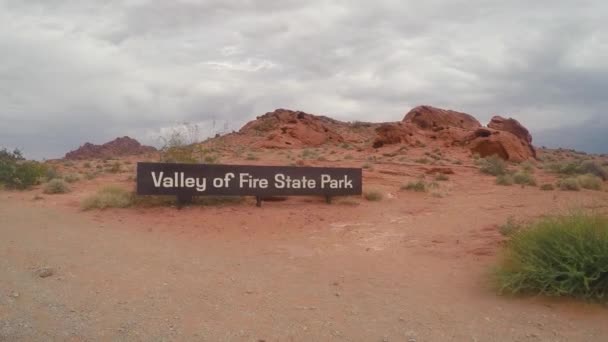 Valley of Fire State Park,ネバダ州,アメリカ — ストック動画