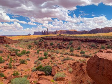 Arizona ve Utah sınırındaki Anıt Vadisi, ABD