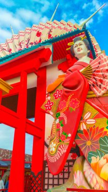 Dubai, Birleşik Arap Emirlikleri - 24 Ocak 2020: Küresel Köy