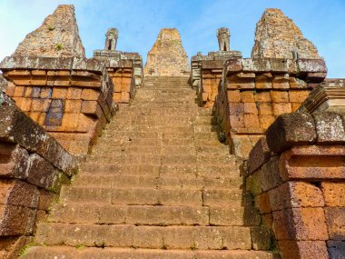 Angkor bölgesindeki Pre Rup tapınağı, Siem Reap, Kamboçya