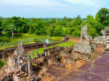 Angkor bölgesindeki Pre Rup tapınağı, Siem Reap, Kamboçya