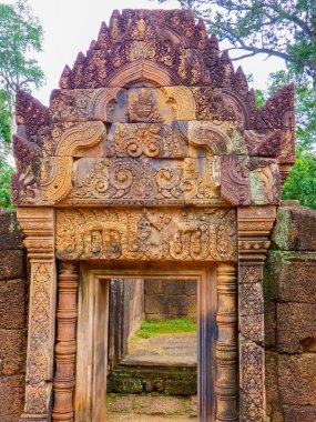 Banteay Srei Harabeleri Tapınağı, Angkor, Siem Reap, Kamboçya