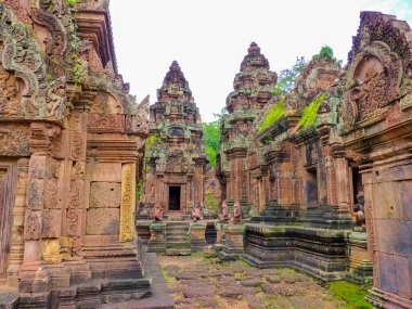 Banteay Srei Harabeleri Tapınağı, Angkor, Siem Reap, Kamboçya
