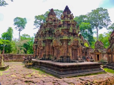 Banteay Srei Harabeleri Tapınağı, Angkor, Siem Reap, Kamboçya