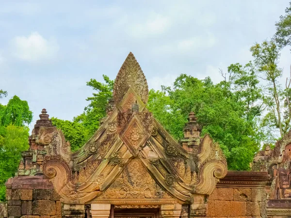 Banteay Srei Ruins Temple Angkor Siem Reap Kambodža — Stock fotografie