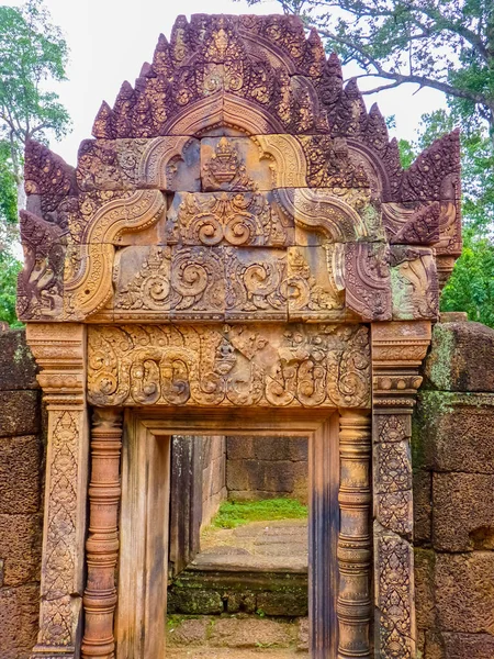 Banteay Srei Ruinen Tempel Angkor Siem Reap Kambodscha — Stockfoto