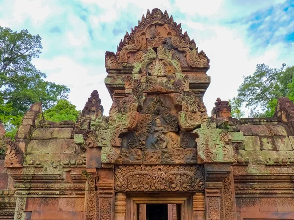 Banteay Srei Ruins Temple Angkor Siem Reap Cambodia — стокове фото