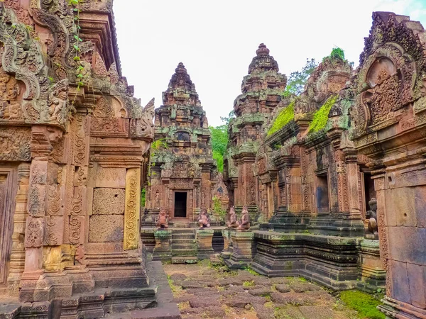 Banteay Srei Ruins Temple Angkor Siem Reap Cambodja — Stockfoto