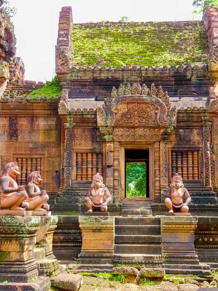 Banteay Srei Ruins Temple Angkor Siem Reap Καμπότζη — Φωτογραφία Αρχείου