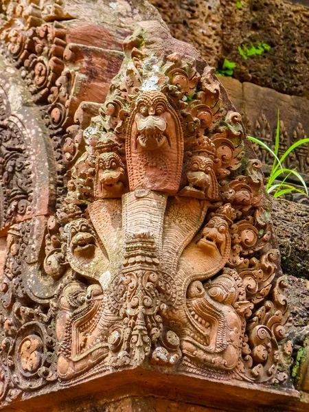 Banteay Srei Ruins Temple Angkor Siem Reap Kambodża — Zdjęcie stockowe