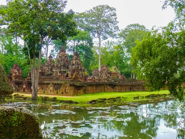 Banteay Srei Ruins Temple Angkor Siem Reap Cambodja — Stockfoto