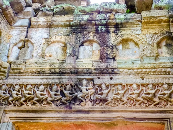 Храм Преа Хана Районе Ангкора Сием Рип Камбоджа — стоковое фото