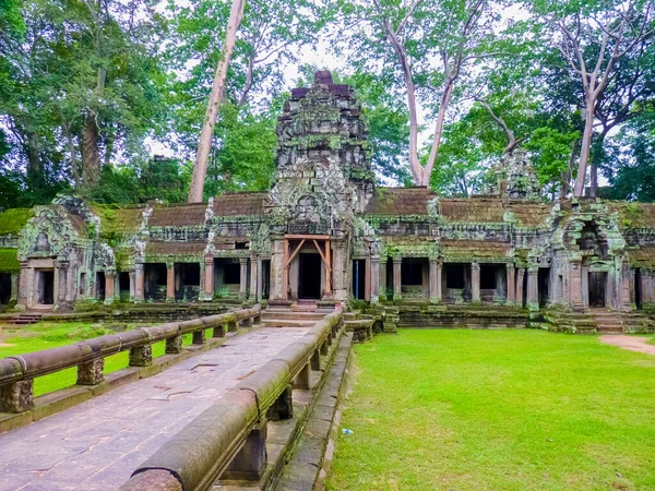 Angkor Thom Ερείπια Ναού Στο Siem Reap Καμπότζη — Φωτογραφία Αρχείου