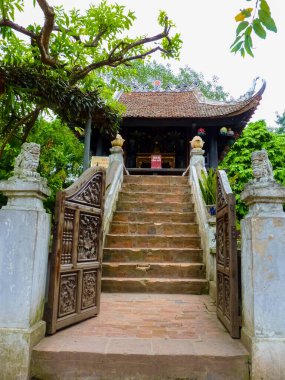 Chua mot karyolası pagoda, hanoi, vietnam