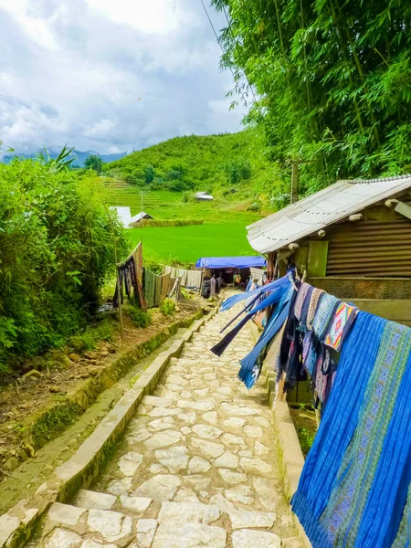 Catcat Hmong Wieś Pobliżu Sapa Chapa Północnych Górach Wietnamu Lao — Zdjęcie stockowe