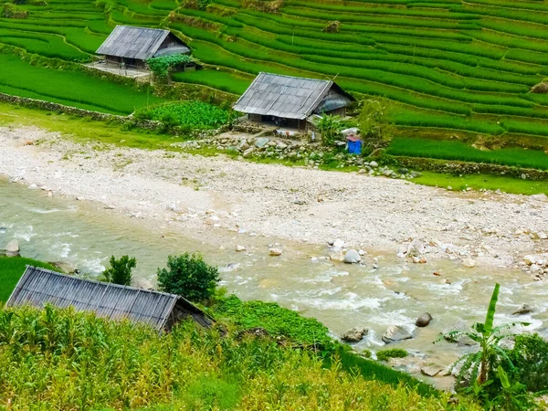 Lao Cai Rice Fields Sapa Chapa North Mountains Vietnam Lao — Stock Photo, Image