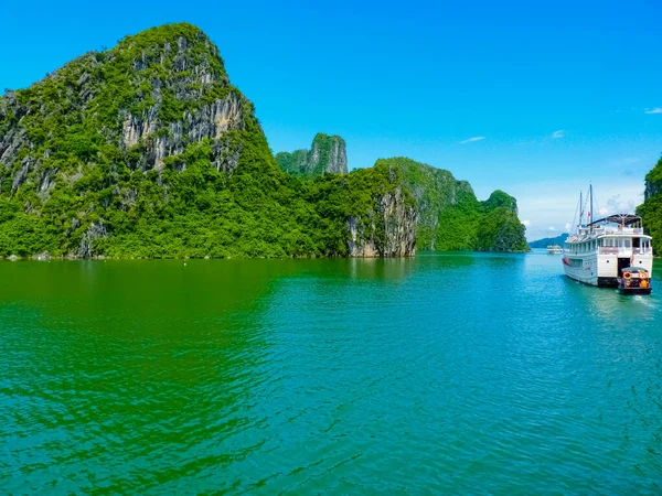 Vue Célèbre Patrimoine Mondial Halong Bay Vietnam — Photo