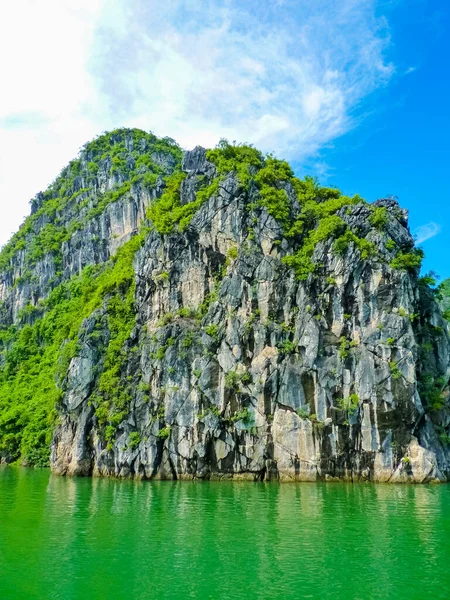 Vue Célèbre Patrimoine Mondial Halong Bay Vietnam — Photo