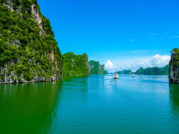 Kilátás Híres Világörökség Halong Bay Vietnam — Stock Fotó