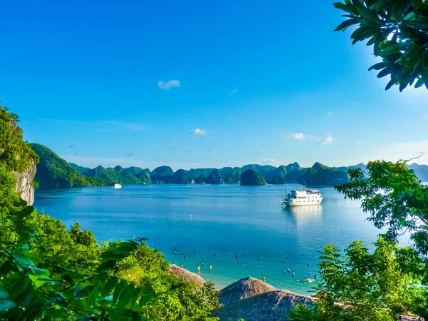 Vista Herança Mundial Famosa Halong Bay Vietnã — Fotografia de Stock